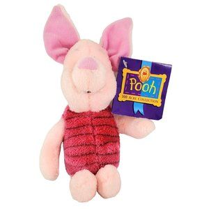NWT GUND Piglet Plush Bean Stuffed Animal Disney 100 Acre Collection Vintage